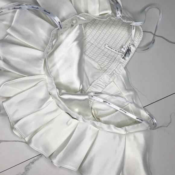 Marine blu one shoulder blouse - Picture 7 of 8